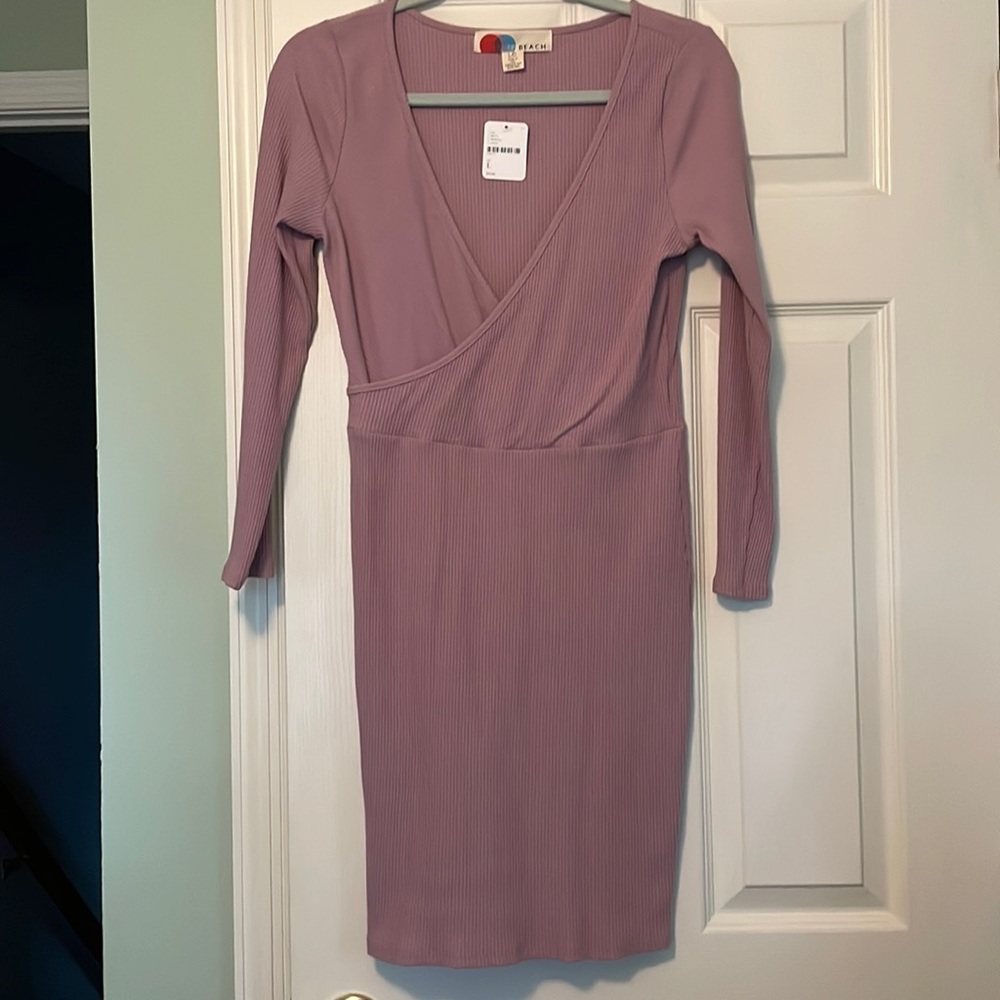 Body con ribbed dress